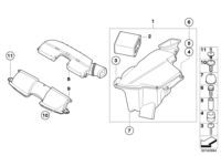 13717838566-Muffler, intake air