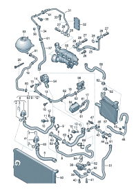 1K0121064A-Coolant pipe