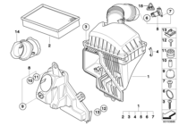 13717539194-Muffler, intake air