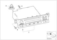 65126961215-Warranty radio BMW Business CD