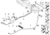 16127211041-Pipe, fuel feed, rear