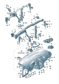 5KD857021-Bracket, crossmember (Driver seat)