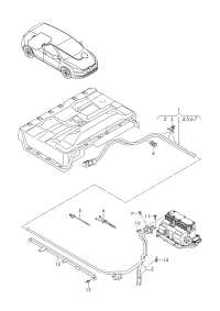 5Q0971015D-Harness-high voltage battery: