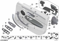 51417368244-Bracket leather fr rh
