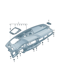 8WD857001B-Panel, w/duct