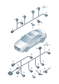 8W0971095A-Harness, bumper D  -14.08.2017