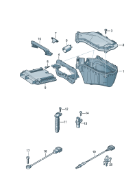 8R0907551-Control unit-gasoline