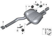 18307646923-Muffler assy-rr