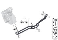 17228509993-Pipe, gear oil cooler