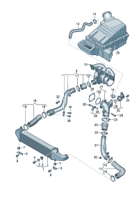 8V0145803A-Intercooler-w204/w204 D  -05.10.2018