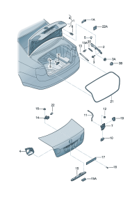 1K5827025AQ-Cover, rr. hatch D-31.07.2006