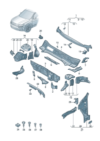 5QJ823402-Bracket-charge rod anchor