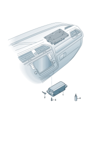 55G880204D-Air bag unit (Co-pilot position) **Install now only * * **Order when ordering * *    D