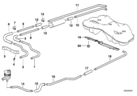 16121182870-Pipe, fuel feed, rear