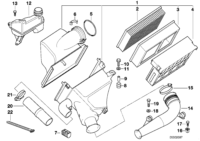 13711713635-Muffler, intake air
