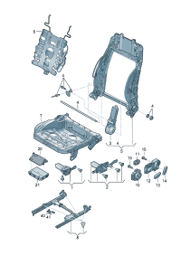 8K0959111A-Height adjust-seat Motor  D-24.07.2017 *