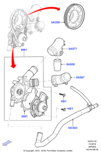 3M4Z6A312A-,Housing Strg Gear(Maverick 2007- )