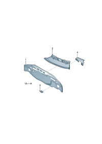 1C0813311B-Bracket, cowl top