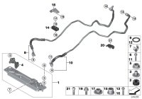17227537349-OIL COOLING PIPE INLET172020