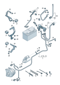 5WA971858E-BRACKET,HARNESS