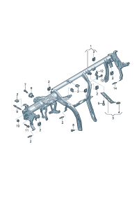 8V0880353B-BRACKET ASSY-AIR INTAKE
