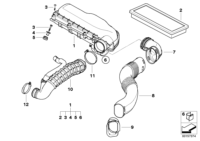 13717534845-ELEMENT, AIR CLEANER ATK412