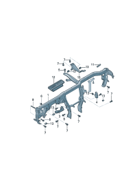 8R1857025B-Member, instrument panel cross D-21.01.2013