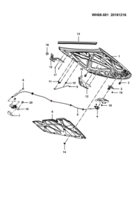 23905336-CABLE ASSY HOOD