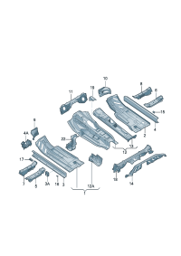 8KD803751-Beam assy-lwr