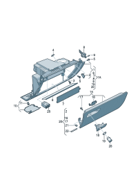 8V18571046PS-Glove box assy