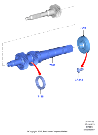 8C1R7J164AA-BEARING,ROLLER