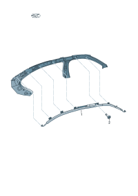 16D880741A-Module assy-head air bag
