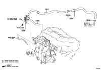 23820F3070-Hose assy, fuel vapor feed, no.2