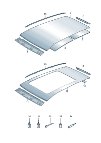 3GD817101-Roof top Models for panorama roof ?