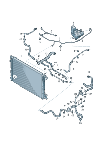 4N0121081AA-Coolant hose