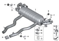 18308582063-Bracket-muffler rr lh