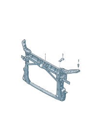 8YG805588A-Bracket, frt w/water Bracket, cooler