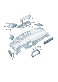 8YG8571156PS-Cover Housing (ghost (black))