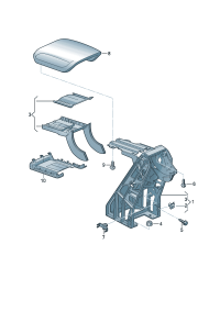 8U0864283A-Bracket-armrest