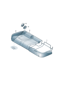 8U0885203-Frame assy-rr seat