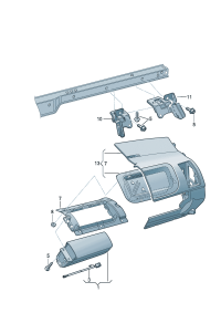 6Q0880204G-Air bag unit