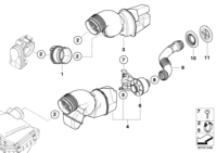 13717556528-CHARGE AIR PIPE-3(F30)