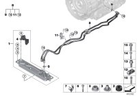 17228600424-Pipe, oil cooler