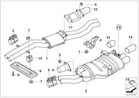 18107504172-Muffler assy-rr