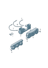 18G820047KBIO-Fresh air and heating Device adjuster