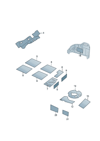 18G863927-Damper, drain channel