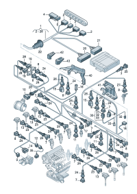 8D0971845K-Bracket-cable Channel, drain