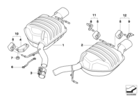 18307560798-Muffler assy-rr rh