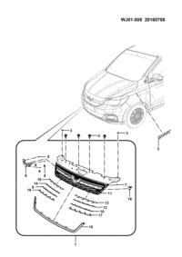 23972804-GRILLE ASSY F A