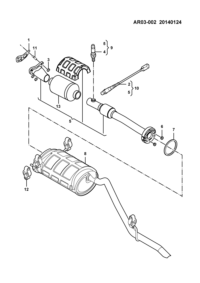 23897395-MUFFLER ASSY